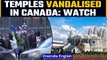 Canada: Temples vandalised and burgled in Greater Toronto area | Watch CCTV footage | Oneindia News