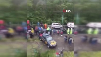 Endonezya'da otobüs kazası: 13 ölü