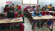 Afrin'deki Tenzile Ana Eğitim Merkezi'nde 100 çocuk eğitim alıyor