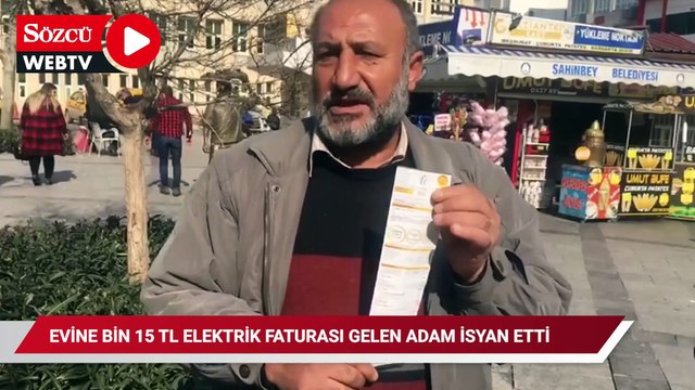 Evine bin 15 TL elektrik faturası gelen hamal: Terörist değil, açız aç
