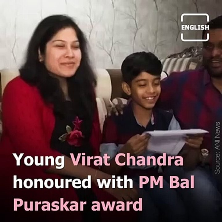 9-year-old Virat Chandra Honoured With PM Bal Puraskar In Sports