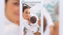 Paula Echevarría de lo más feliz con su pequeño Miki