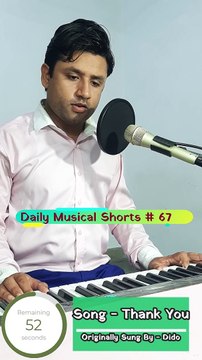 Thank You - Dido (Cover) | (Daily Musical Shorts #67) | Acorn Wolve | #Shorts