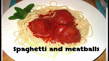 SPAGUETTIS CON ALBONDIGAS - MEATBALL SPAGUETTIS.