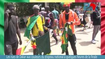 Les rues de Dakar aux couleurs du drapeau national à quelques heures de la finale