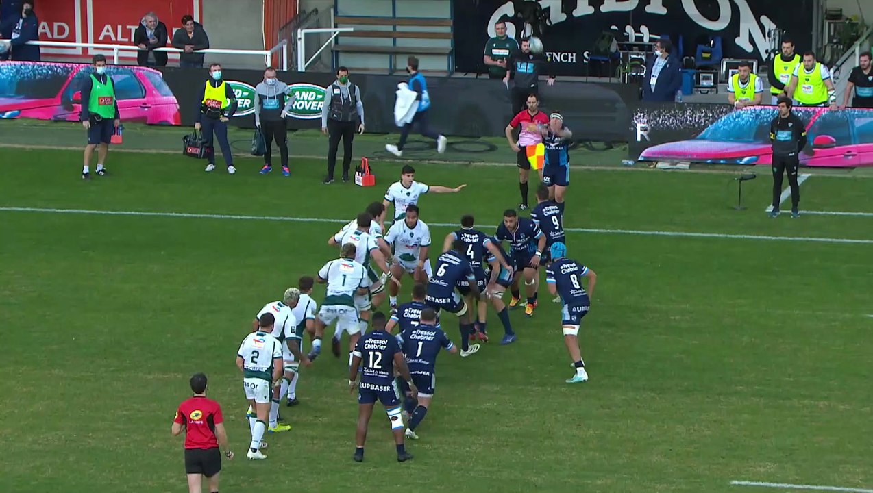 TOP 14 - Essai de Jacobus Meyer REINACH 1 (MHR) - Montpellier Hérault Rugby - Section Paloise - J17 - Saison 2021/2022