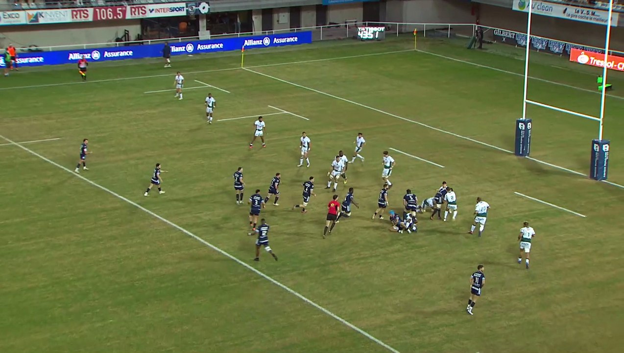 TOP 14 - Essai de Jacobus Meyer REINACH 2 (MHR) - Montpellier Hérault Rugby - Section Paloise - J17 - Saison 2021/2022