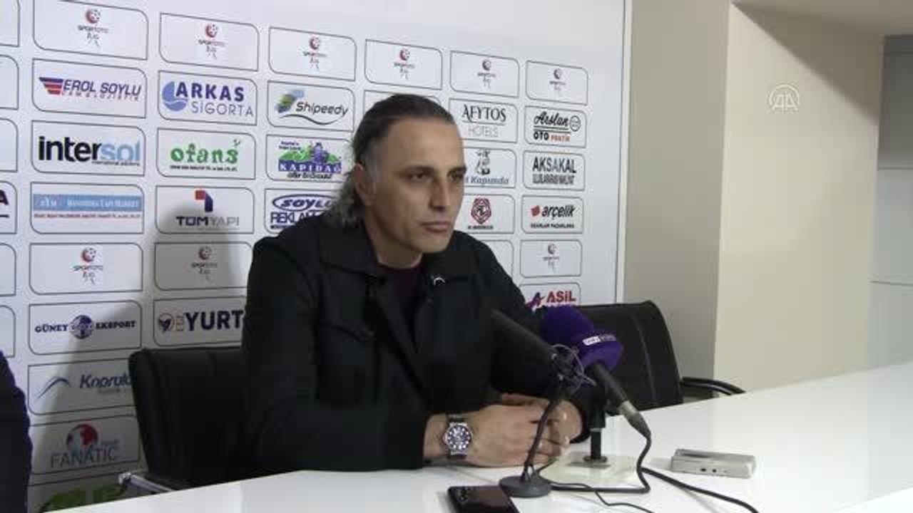 Son dakika haberleri... BALIKESİR - Royal Hastanesi Bandırmaspor-Bereket Sigorta Ümraniyespor maçının ardından