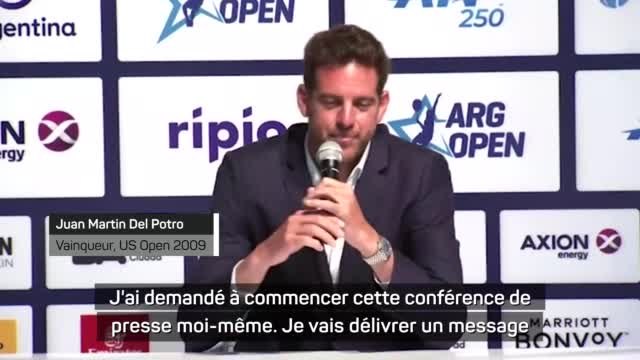 ATP - Les adieux émouvants de Juan Martin Del Potro