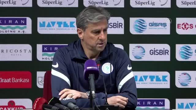 Çaykur Rizespor-Adana Demirspor maçının ardından