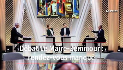 Débat Le Maire-Zemmour : rendez-vous manqué