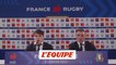 Dupont : « Beaucoup d'erreurs et de maladresses » - Rugby - Tournoi - Bleus
