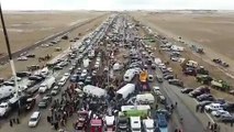 Canadá: Camioneros bloquean frontera con Estados Unidos