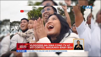 Vloggers na sina Cong TV at Viy Cortez, magkaka-baby boy | UB
