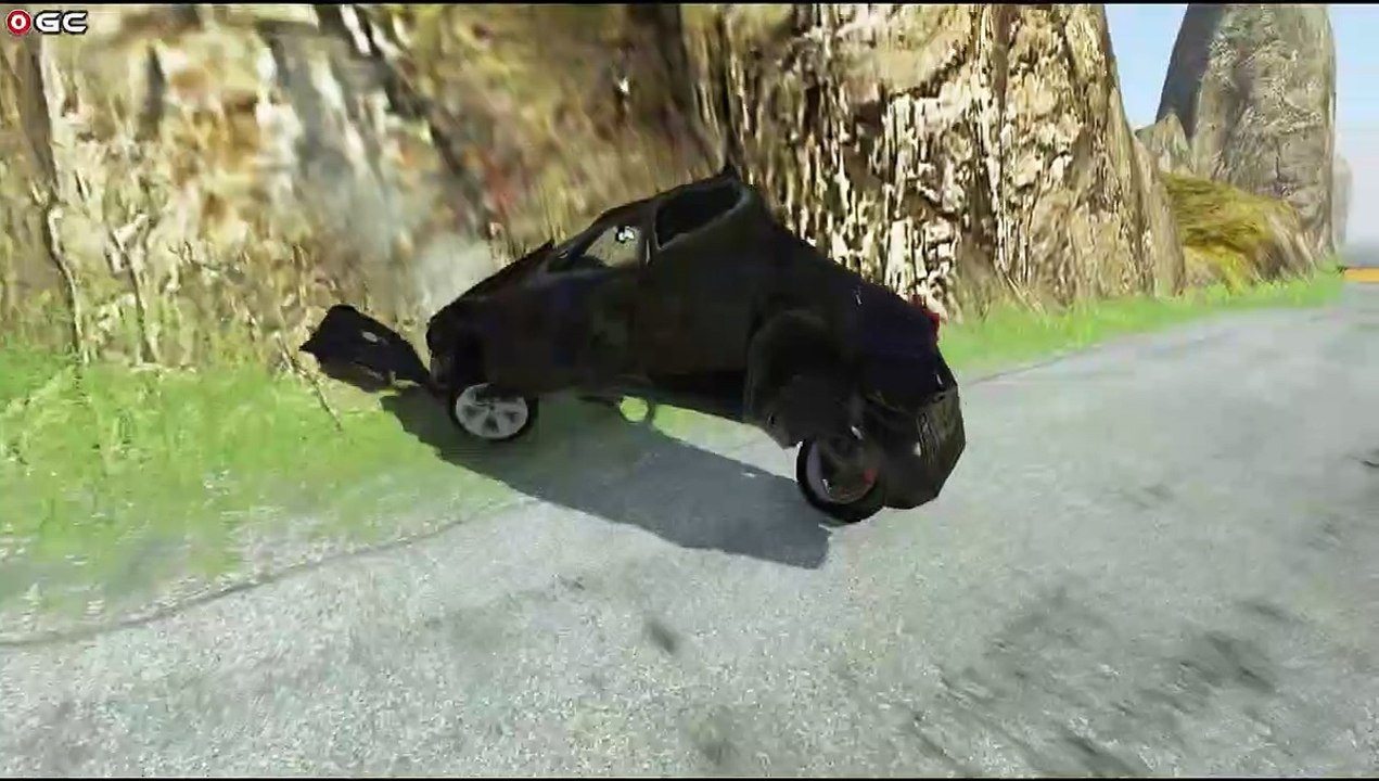 Cars VS DANGER SLOPE - Speed Car Crash - BeamNG Drive