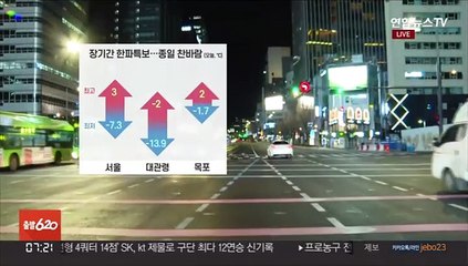 [날씨] 아침 출근길 영하권 강추위…대기 건조 '화재 주의'