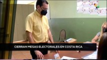 teleSUR Noticias 20:30 06-02: Cierre de mesas electorales en Costa Rica