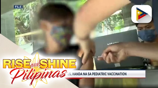 Ilang vaccination sites, handa na sa pediatric vaccination; NTF, kumpiyansang hindi na maaantala ang vaccine rollout sa mga bata
