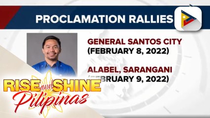Presidential aspirants, magsasagawa ng campaign rally bukas