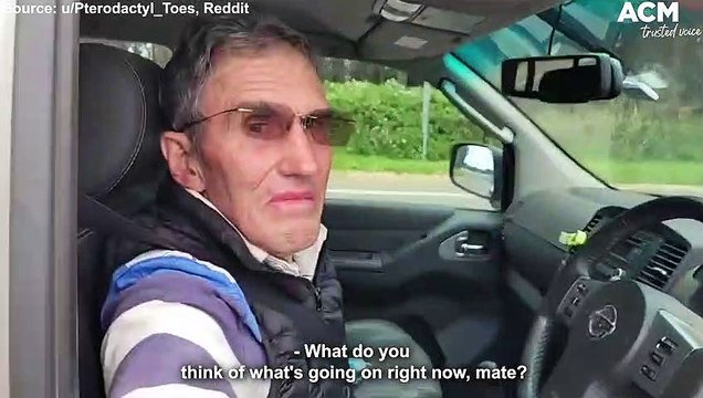 Anti-vaccine mandate protester and motorist clash in an argument amid Canberra protests | February 7, 2022 | Canberra Times