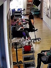 Hairstylist's Stool Suddenly Breaks