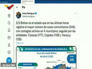 COVID-19 | Venezuela registró 1.448 casos comunitarios y 474.078 pacientes recuperados
