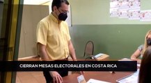 teleSUR Noticias 21:30 06-02: Costa Rica anuncia cierre de mesa electoral