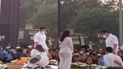 Lata Mangeshkar Last Rites: लता जी के अंतिम संस्कार में पहुँचे Aamir Khan, Video Viral | FilmiBeat