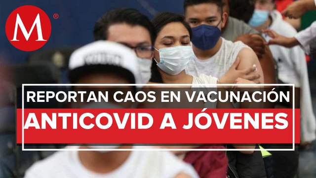 En CdMx arrancó la vacunación anticovid a jóvenes de 15 a 18 años