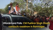Uttarakhand Polls: CM Pushkar Singh Dhami conducts roadshow in Ramnagar