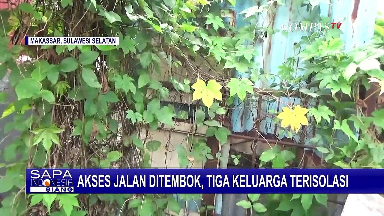 Akses Jalan Masuk Dibangun Tembok Pemilik Lahan, 3 Keluarga Terisolasi