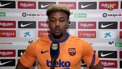 Declaraciones de Adama tras el Barça-Atleti / FCB