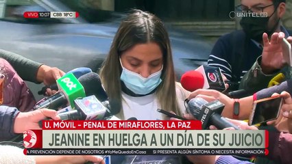 Jeanine Añez se declara en huelga de hambre a horas de iniciarse juicio oral en su contra
