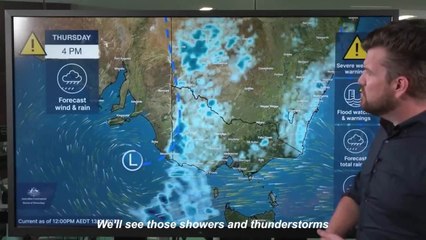 Download Video: Severe weather warnings issued for parts of NSW and Victoria | January 13, 2022 | ACM