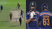 IND vs WI, 2nd ODI : KL Rahul Funny Run Out, Teamindia Innings Highlights | Oneindia Telugu