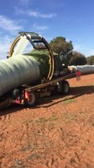 Fogden silage wrapping