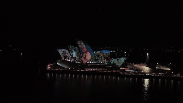 Sydney Opera House Vaccination Display - October 2021 - Macleay Argus