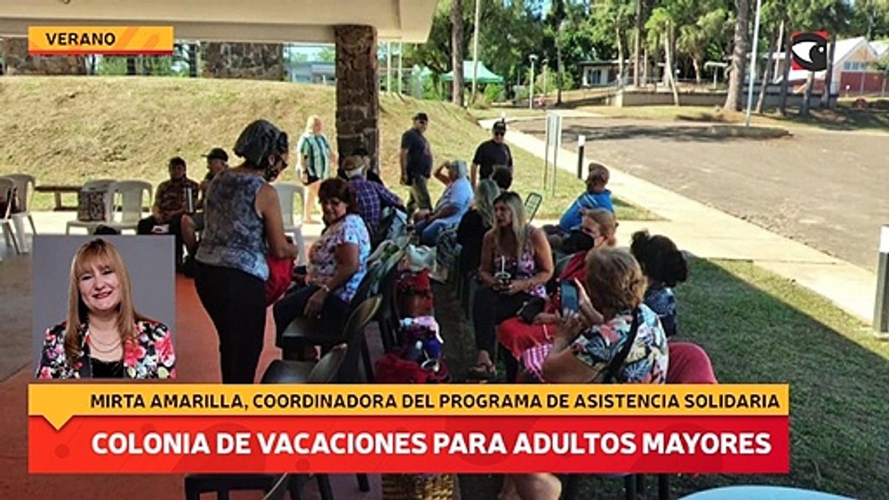 Colonia de vacaciones para adultos mayores