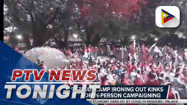 Leody de Guzman’s camp dealing with no permit issues in proclamation rally yesterday, wants to ask for some leniency from COMELEC on certain guidelines on sorties | via Rod Lagusad