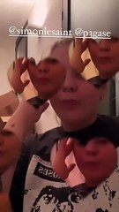 Louane cède au chantage hilarant d'un internaute. Instagram.