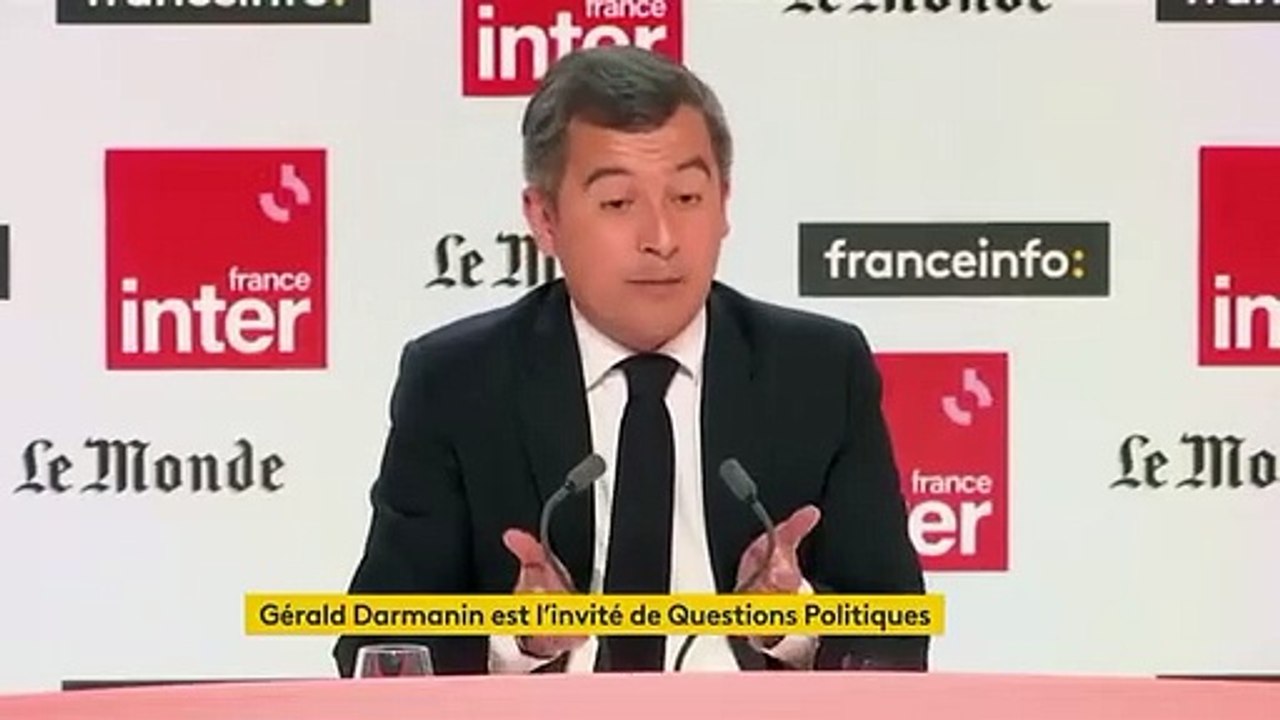 Pour le ministre de l’Intérieur Gérald Darmanin, “Il n’y a pas un Français qui pense qu’Emmanuel Macron n’a pas été un bon président de la République » - VIDEO