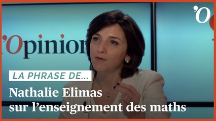 Download Video: Nathalie Elimas: «Les élèves ne font pas moins de maths, ils en font même plus et mieux»