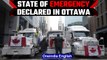 State of Emergency declared in Ottawa as truckers protest escalates | Oneindia News