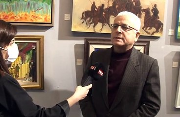 UKKSA'nın TELE1 ile dayanışma için düzenlediği karma sergi açıldı