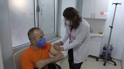 Trabzon'da Turkovac aşısı uygulaması bu sabah başladı