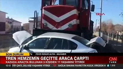 Son dakika! Ankara'da tren otomobile çarptı! Ölü ve yaralılar var...