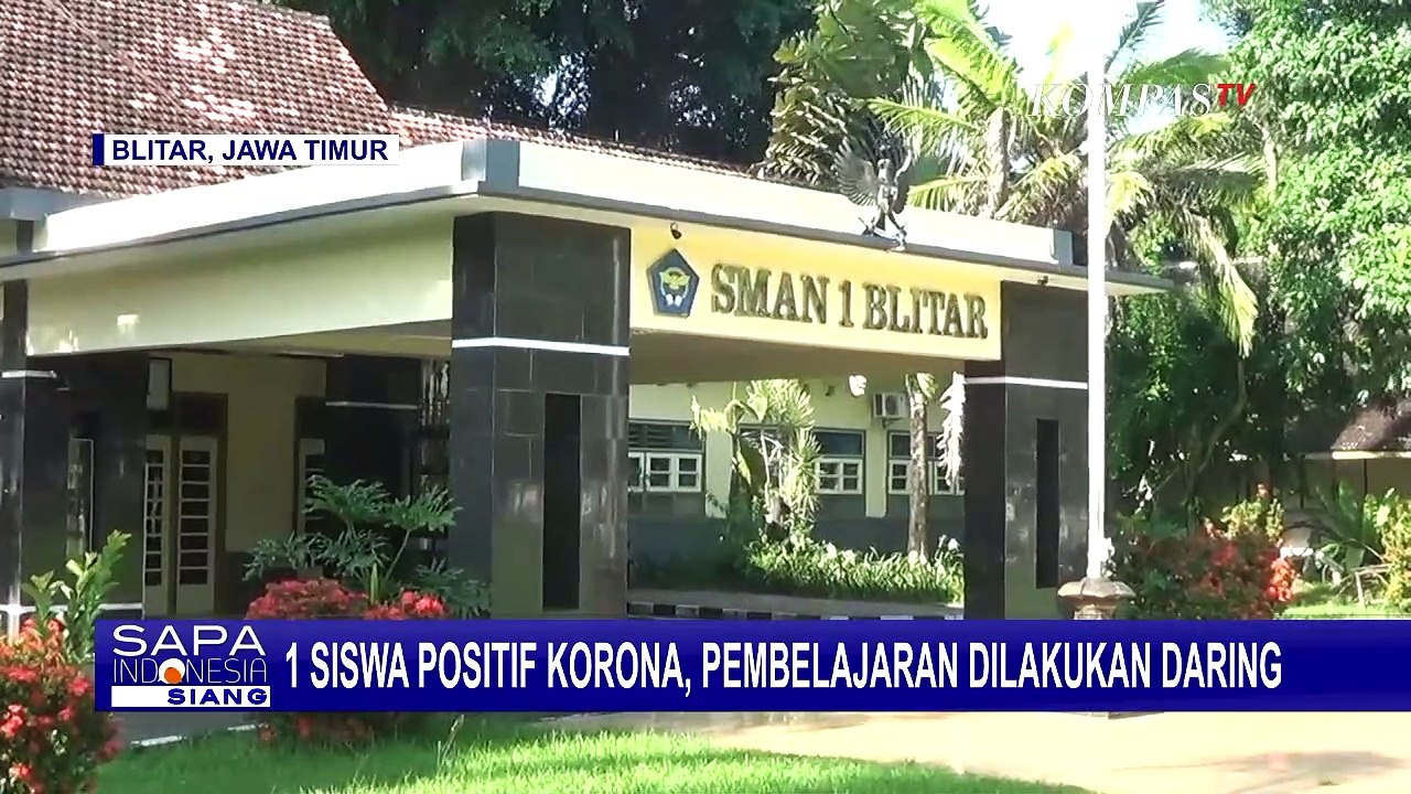 Siswa Terpapar Covid-19, PTM 100 Persen di SMAN 1 Kota Blitar Dihentikan Sementara