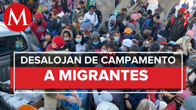 Reubican a 380 migrantes del campamento ‘El Chaparral’ en Tijuana