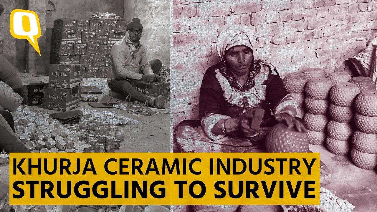 UP Elections 2022 | Asia's Largest Ceramic Industry in Khurja Struggling for Survival