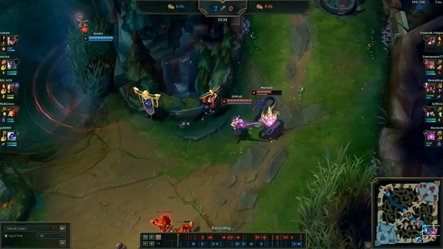 Interaction de rupture des limites de la Faille de l'invocateur (League of Legends)